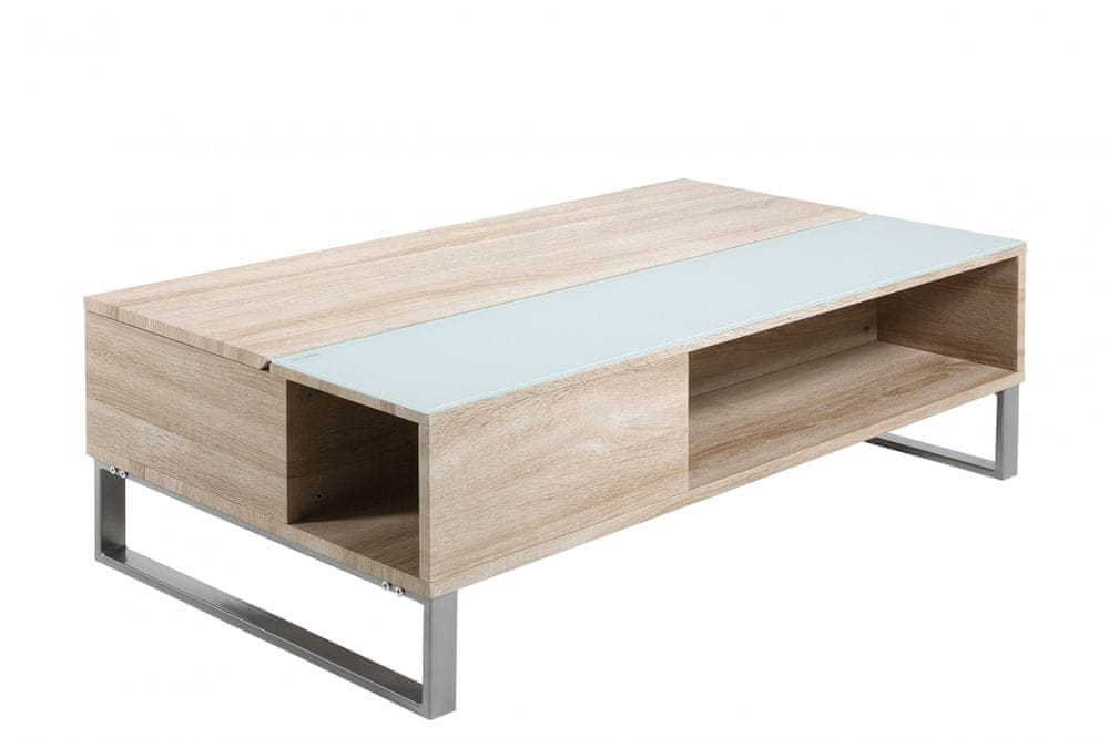 Design Scandinavia Konferenčný stolík Azalea, 110 cm, dub